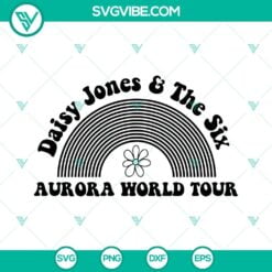 SVG Files, Trending, Aurora World Tour SVG File, Daisy Jones And The Six SVG 15