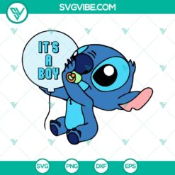 Birthday, Disney, SVG Files, Baby Angel Stitch SVG Download Bundle, Stitch 10