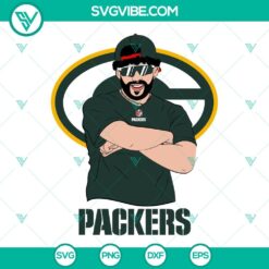 Musics, Sports, SVG Files, Bad Bunny Green Bay Packers SVG Images DXF EPS PNG 12
