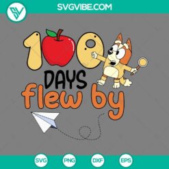 Disney, School, SVG Files, Bingo 100 Days Flew By SVG File, 100th Day Of School 3