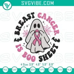 Embroidery Designs, Halloween Embroidery Designs, Breast Cancer Is Boo Sheet 10
