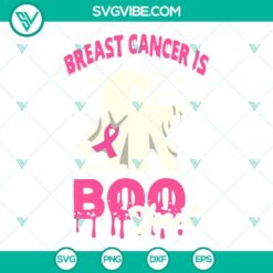 Awareness, Cancer, Halloween, SVG Files, Breast Cancer Is Boo Sheet SVG Files, 10
