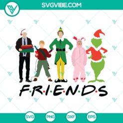 Christmas, SVG Files, Christmas Movie Friends SVG Download, Christmas Friends 6