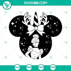 Christmas, Disney, SVG Files, Cinderella Christmas SVG Files, Disney Princess 6