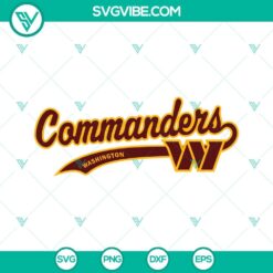 Football, Sports, SVG Files, Commanders SVG Files, Washington Commanders SVG 10