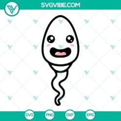 Dad, Family, Mom, SVG Files, Cute Sperm SVG Images Bundle, Little Cute Kids SVG 12