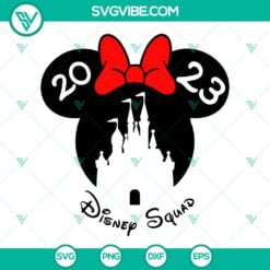 Disney, SVG Files, Disney Squad 2023 SVG Download, Mickey Minnie SVG Files, 5