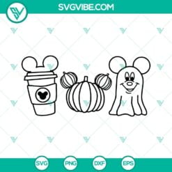 Disney, Halloween, SVG Files, Fall Pumpkin Mickey Halloween SVG Images, Mickey 13
