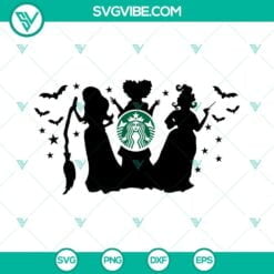 Halloween, Starbucks Cup Wrap, SVG Files, Full Wrap Hocus Pocus Starbucks Cup 12