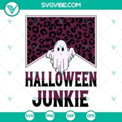 Halloween, SVG Files, Halloween Junkie SVG File, Western Leopard SVG Image, 7