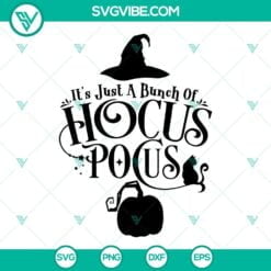 Halloween, SVG Files, It’s Just A Bunch Of Hocus Pocus SVG Image Cut File 8