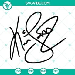 Musics, SVG Files, Jonas Brothers Signature SVG File, Nick SVG Download, Joe 10