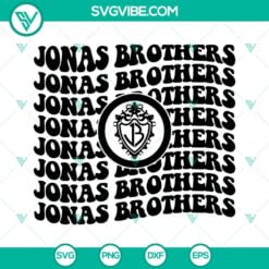 Musics, SVG Files, Jonas Brothers SVG Images, Jonas Brothers Logo SVG File PNG 5