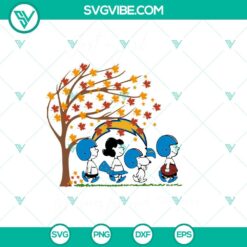 Sports, SVG Files, Just A Girl Who Loves Fall And Los angeles Chargers Snoopy 13