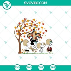 Sports, SVG Files, Just A Girl Who Loves Fall And New Orleans Saints Snoopy SVG 7