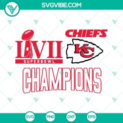 Football, Sports, SVG Files, Kansas City Chiefs Champions Super Bowl 2023 SVG 6