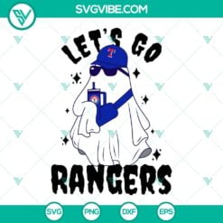 Halloween, Sports, SVG Files, Let’s Go Rangers SVG Images, Boo Ghost Texas 3