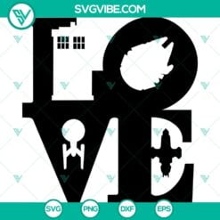 Movies, SVG Files, Love Sci Fi SVG Images, Doctor Who And Star Wars SVG Image 6
