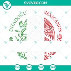SVG Files, Trending, Mexico SVG Files, Mexican Eagle Tricolor SVG Images Cut 10