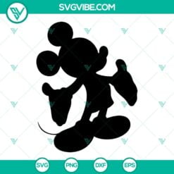 Disney, SVG Files, Mickey Mouse Silhouette SVG Images, Disney Mouse SVG Images 9