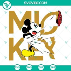 Disney, SVG Files, Mickey Mouse SVG Image, Mickey Mouse 3D SVG Image PNG DXF 16