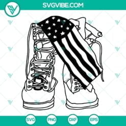 SVG Files, Veteran, Military Boots SVG Files, American Flag SVG Images, Army 10