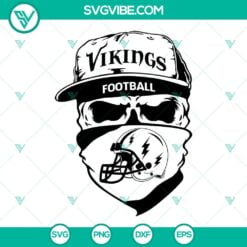 Football, Sports, SVG Files, Minnesota Vikings Skull SVG Images, Vikings 15