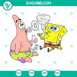 Cartoons, SVG Files, Patrick Star And SpongeBob SVG Download, Funny SpongeBob 16