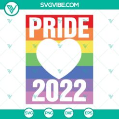 LGBT, SVG Files, Pride 2022 Svg, LGBTQ Svg, Pride 2022 Flag Cutout Svg, Pride 1