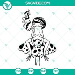 Cannabis, SVG Files, Rasta Frog Weed On Mushroom SVG Download, Funny Stoned SVG 8