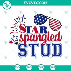 4th Of July, SVG Files, Star Spangled Stud SVG Images, American Flag Sunglasses 14
