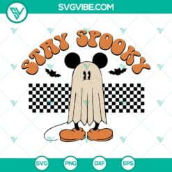 Disney, Halloween, SVG Files, Stay Spooky SVG Images, Halloween Mickey Ghost 1