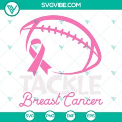 Cancer, SVG Files, Tackle Breast Cancer SVG Images, Footfall Breast Cancer SVG 9