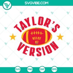 Musics, Sports, SVG Files, Taylor’s Version Kelce 87 SVG Image, Taylor Swift 12