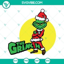Christmas, SVG Files, The Grinch Santa Claus SVG Files PNG DXF EPS Cricut 10