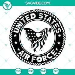 SVG Files, Veteran, United States Air Force SVG Files, American Flag Eagle SVG 16